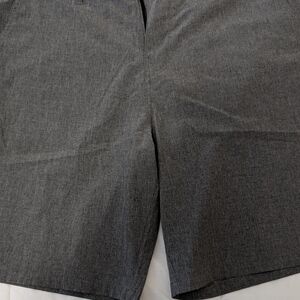 Hurley Gray Flat Front Shorts Tailored Design